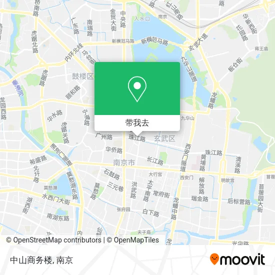 中山商务楼地图