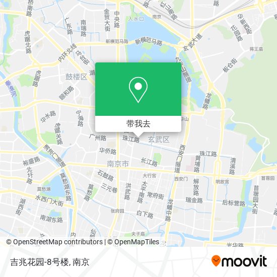 吉兆花园-8号楼地图
