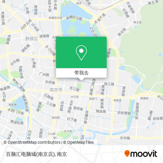 百脑汇电脑城(南京店)地图