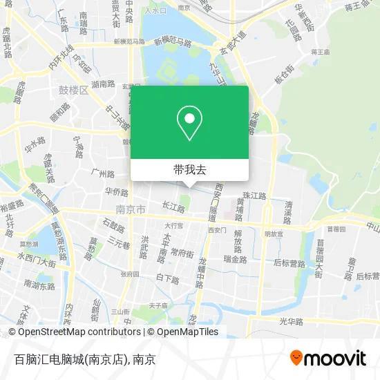 百脑汇电脑城(南京店)地图