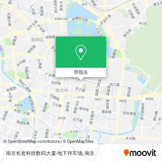 南京长发科技数码大厦-地下停车场地图