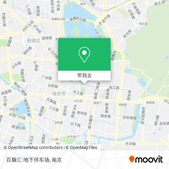 百脑汇-地下停车场地图