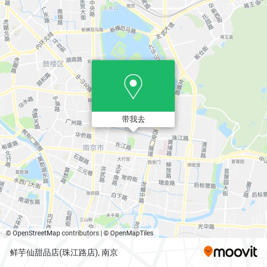 鲜芋仙甜品店(珠江路店)地图