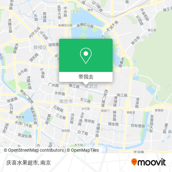 庆喜水果超市地图
