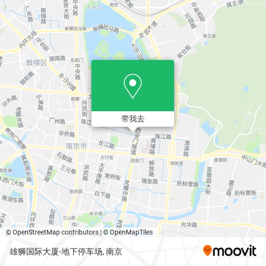 雄狮国际大厦-地下停车场地图