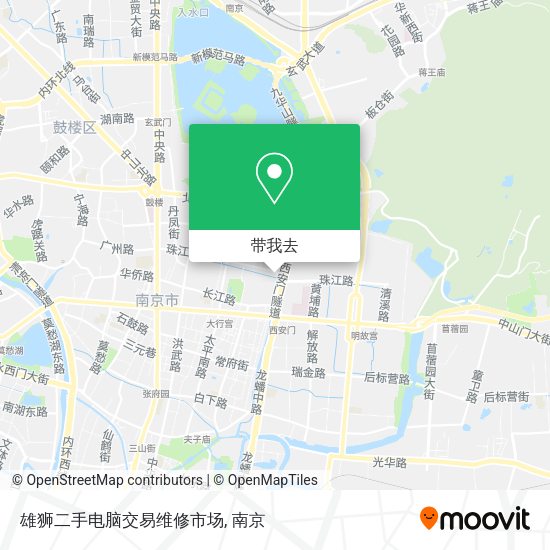 雄狮二手电脑交易维修市场地图