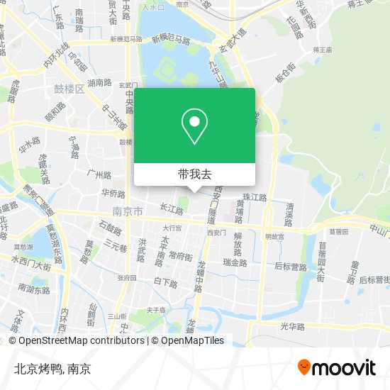 北京烤鸭地图
