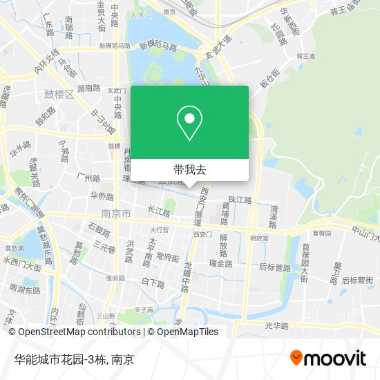 华能城市花园-3栋地图