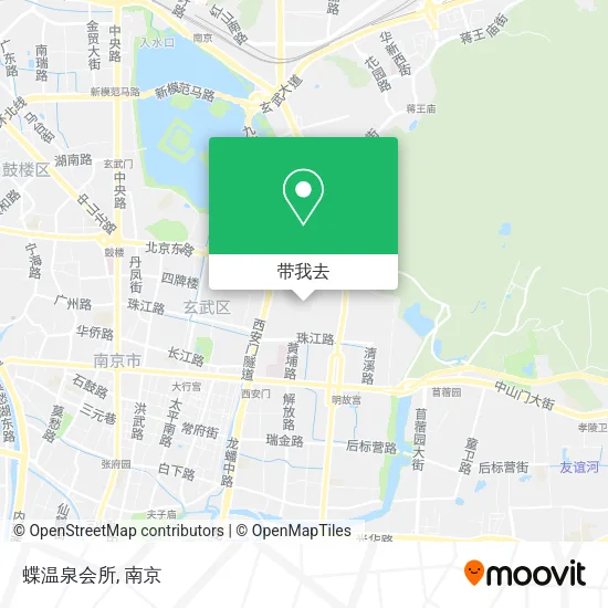 蝶温泉会所地图