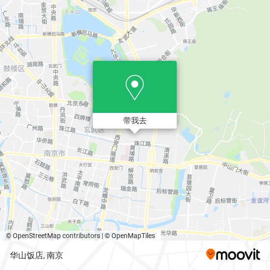 华山饭店地图