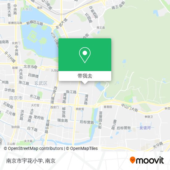 南京市宇花小学地图