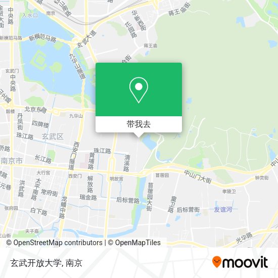玄武开放大学地图