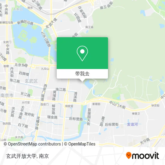 玄武开放大学地图