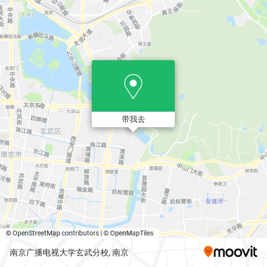南京广播电视大学玄武分校地图