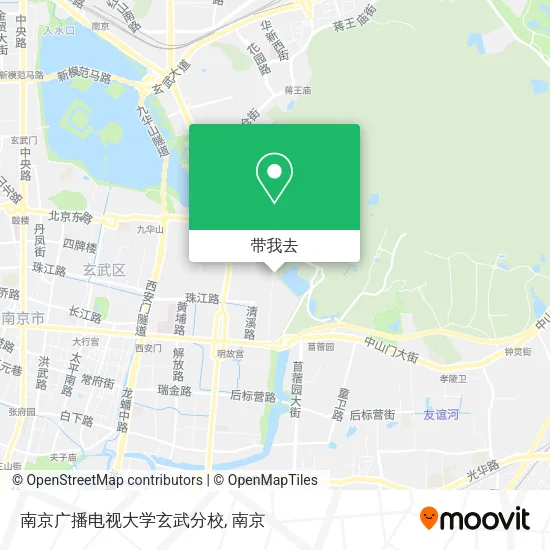南京广播电视大学玄武分校地图
