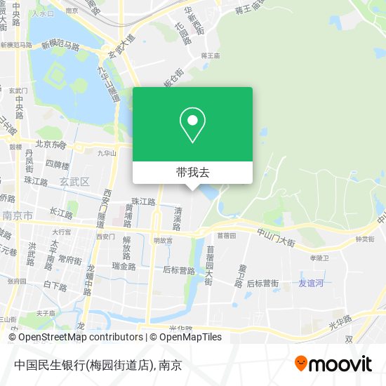 中国民生银行(梅园街道店)地图