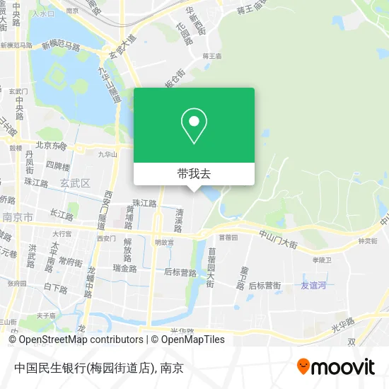 中国民生银行(梅园街道店)地图