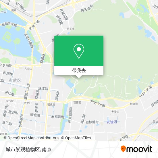 城市景观植物区地图