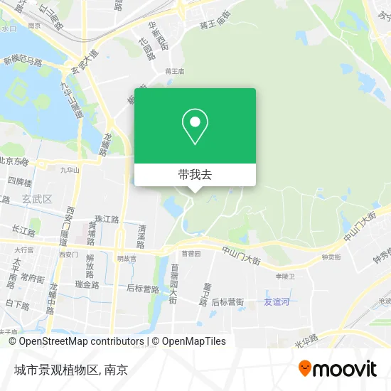 城市景观植物区地图