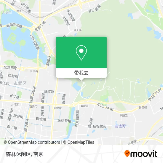森林休闲区地图