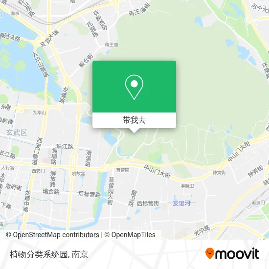 植物分类系统园地图