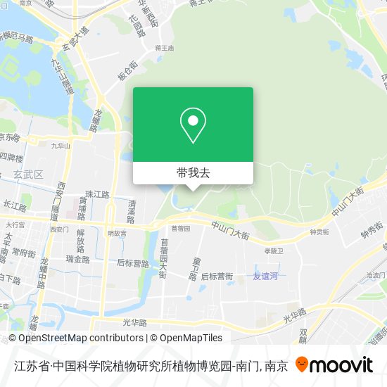 江苏省·中国科学院植物研究所植物博览园-南门地图