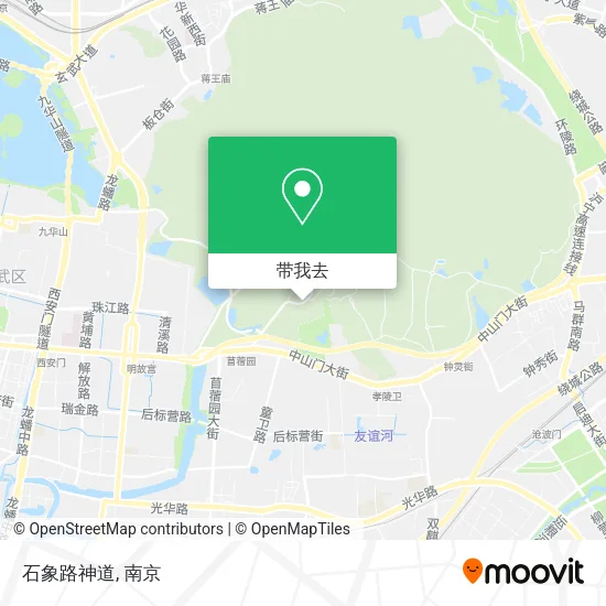 石象路神道地图