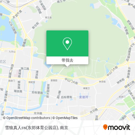 雪狼真人cs(东郊体育公园店)地图