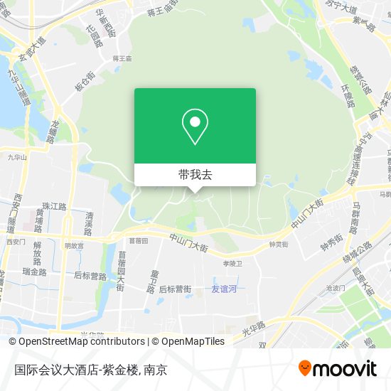 国际会议大酒店-紫金楼地图