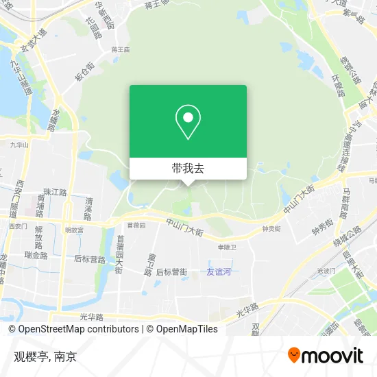 观樱亭地图