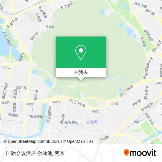 国际会议酒店-游泳池地图