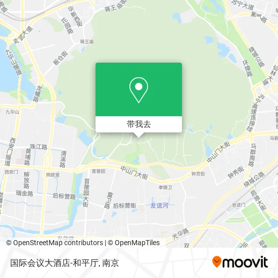 国际会议大酒店-和平厅地图