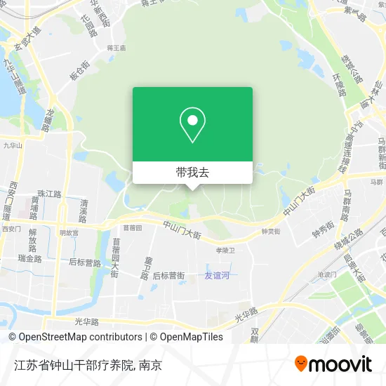 江苏省钟山干部疗养院地图