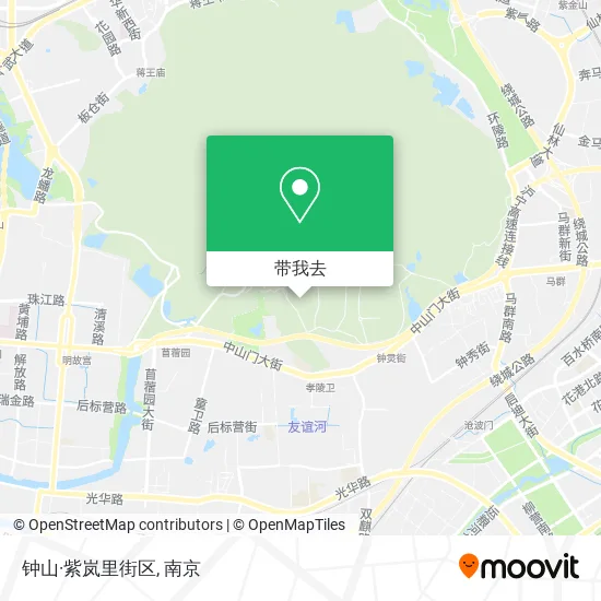 钟山·紫岚里街区地图