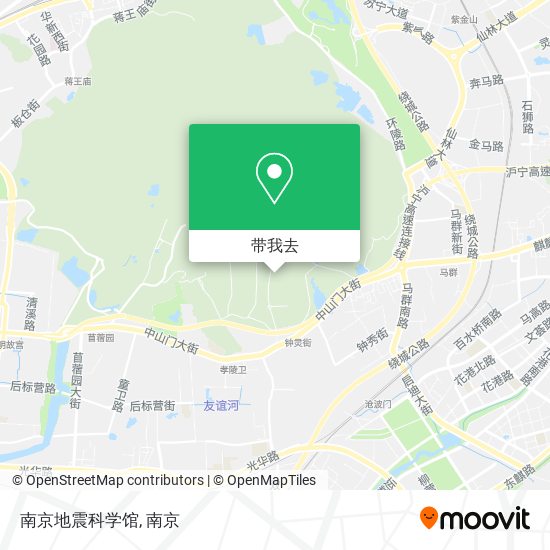 南京地震科学馆地图