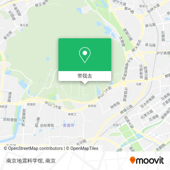 南京地震科学馆地图