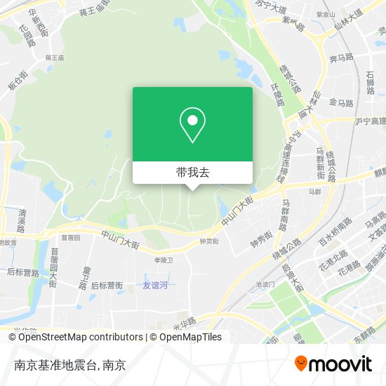 南京基准地震台地图