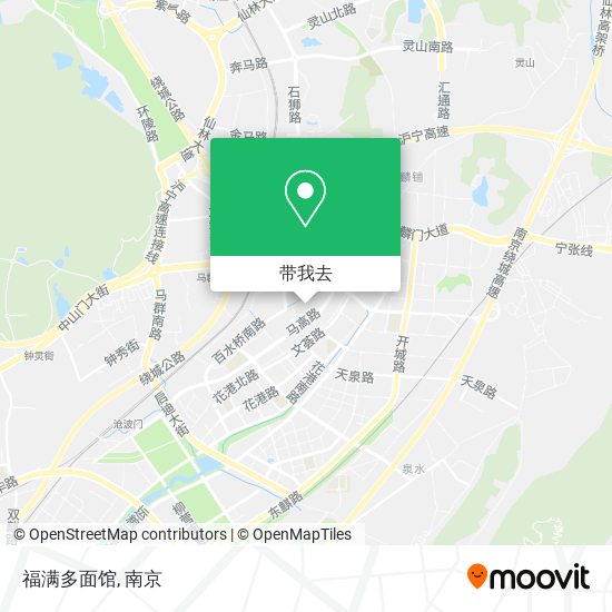 福满多面馆地图