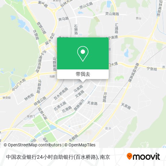 中国农业银行24小时自助银行(百水桥路)地图