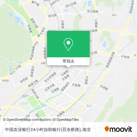 中国农业银行24小时自助银行(百水桥路)地图