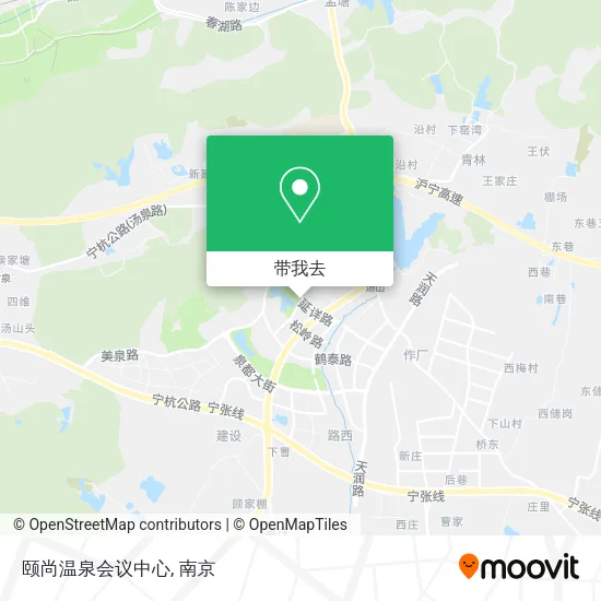 颐尚温泉会议中心地图