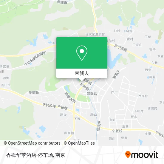香樟华苹酒店-停车场地图