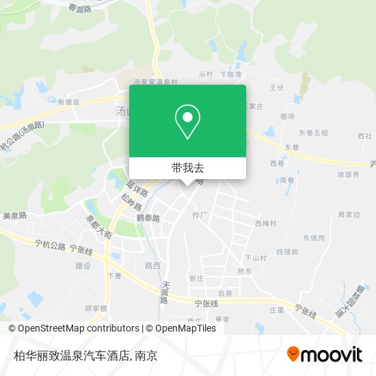 柏华丽致温泉汽车酒店地图