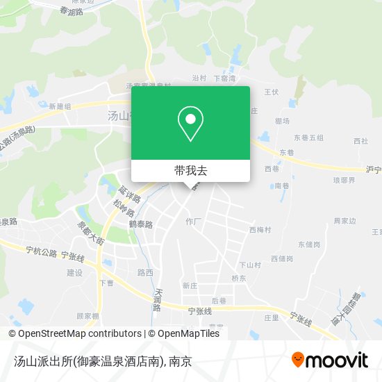 汤山派出所(御豪温泉酒店南)地图