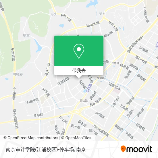 南京审计学院(江浦校区)-停车场地图