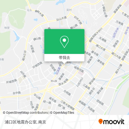 浦口区地震办公室地图