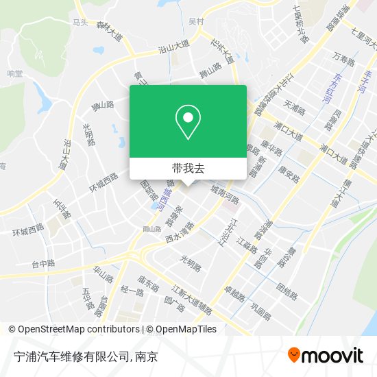 宁浦汽车维修有限公司地图
