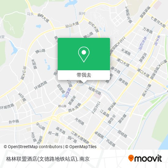 格林联盟酒店(文德路地铁站店)地图