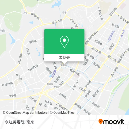 永红美容院地图