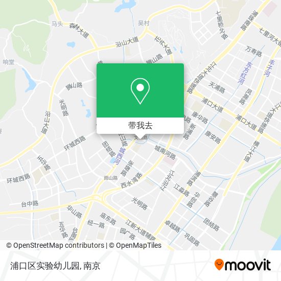 浦口区实验幼儿园地图
